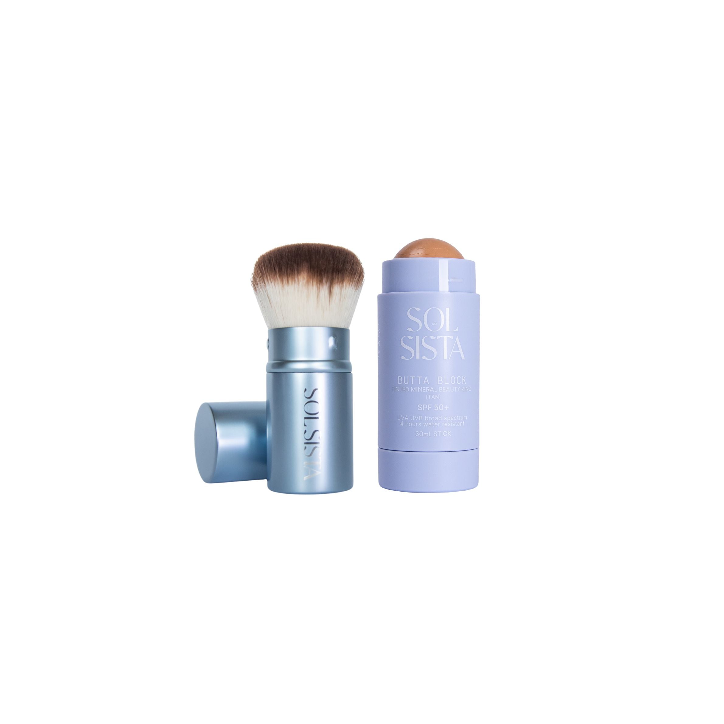 Beauty Duo Kit - Butta Block Mineral Sunscreen SPF50+ and Kabuki
