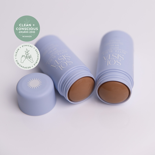 Double Butta Block™️ Mineral SPF50+ Sunscreen Balm (Deep Tan)