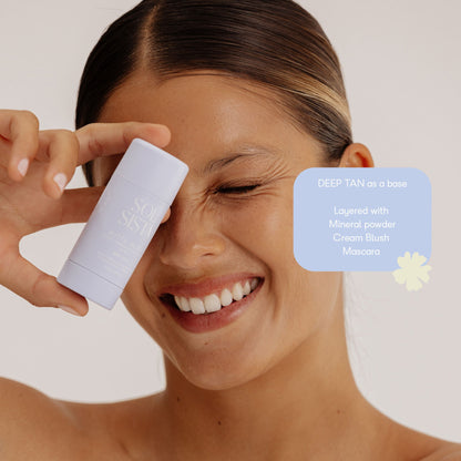 Butta Block™️ Mineral Tinted SPF50+ Sunscreen Balm DEEP TAN